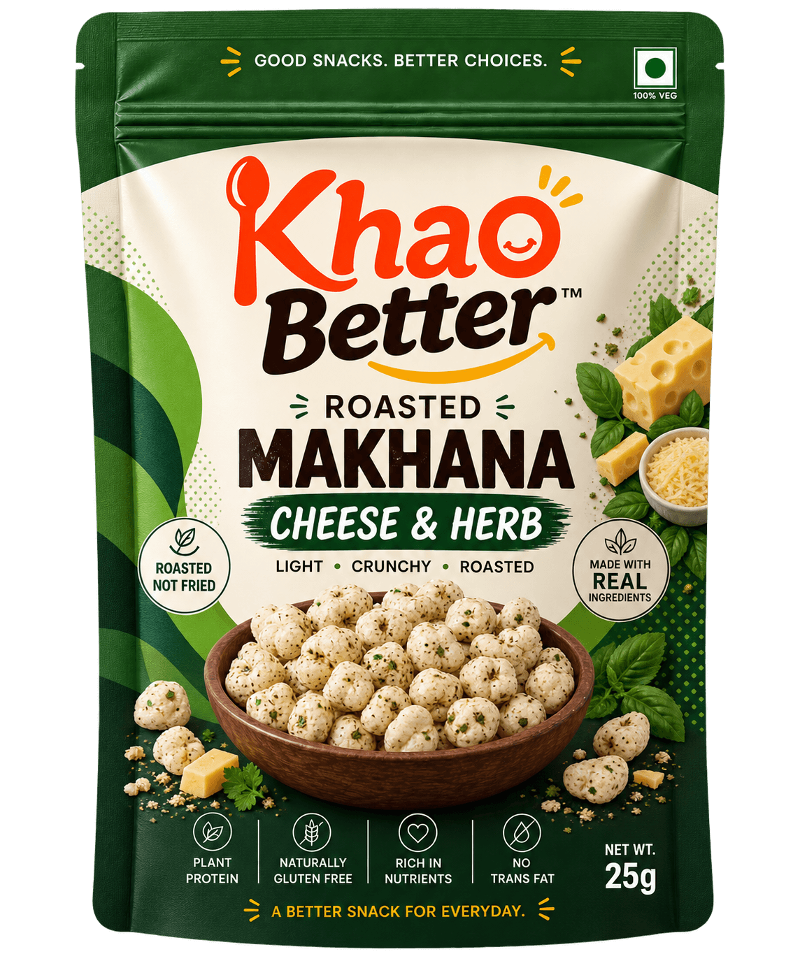 cheese makhana pack